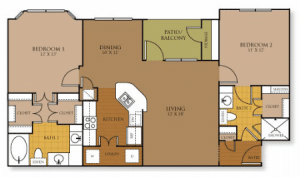 Two bedroom apartments for rent in San Antonio