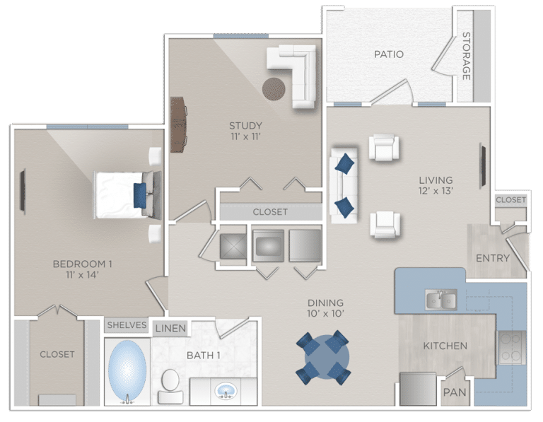 One Bedroom Apartments in San Antonio