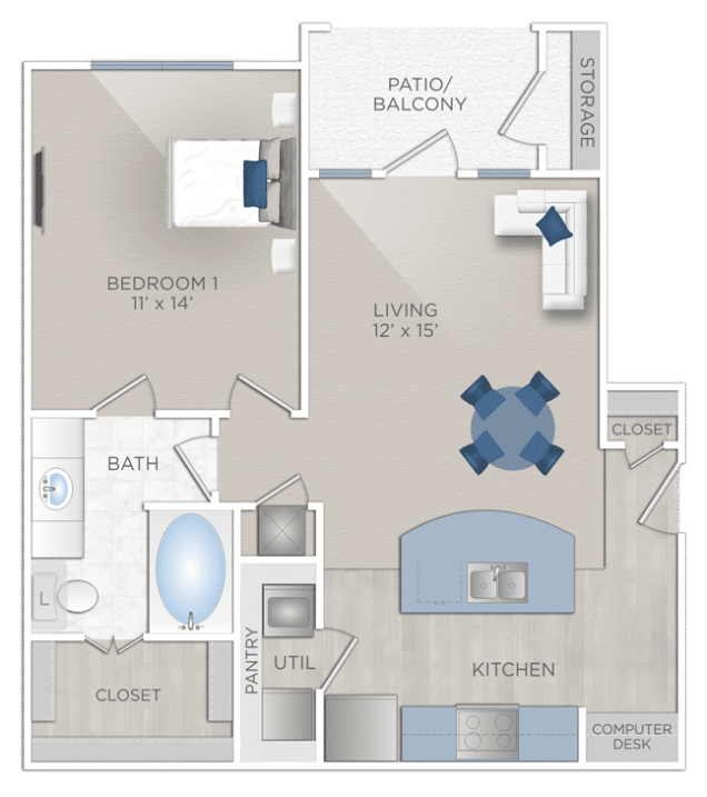 One Bedroom Apartments in San Antonio